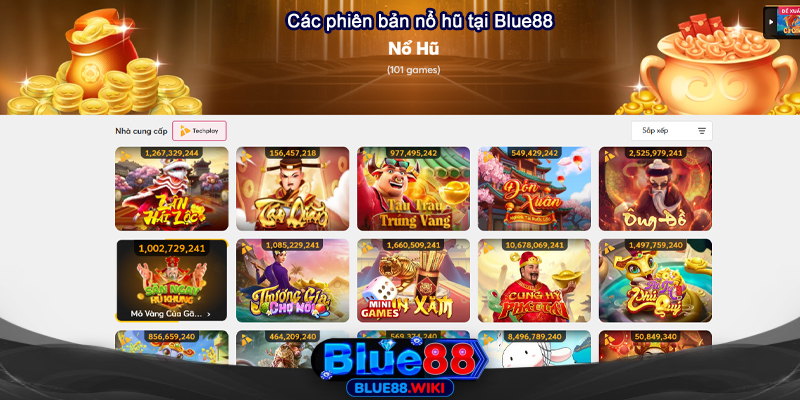 Giới thiệu các phiên bản nổ hũ nhà Blue88